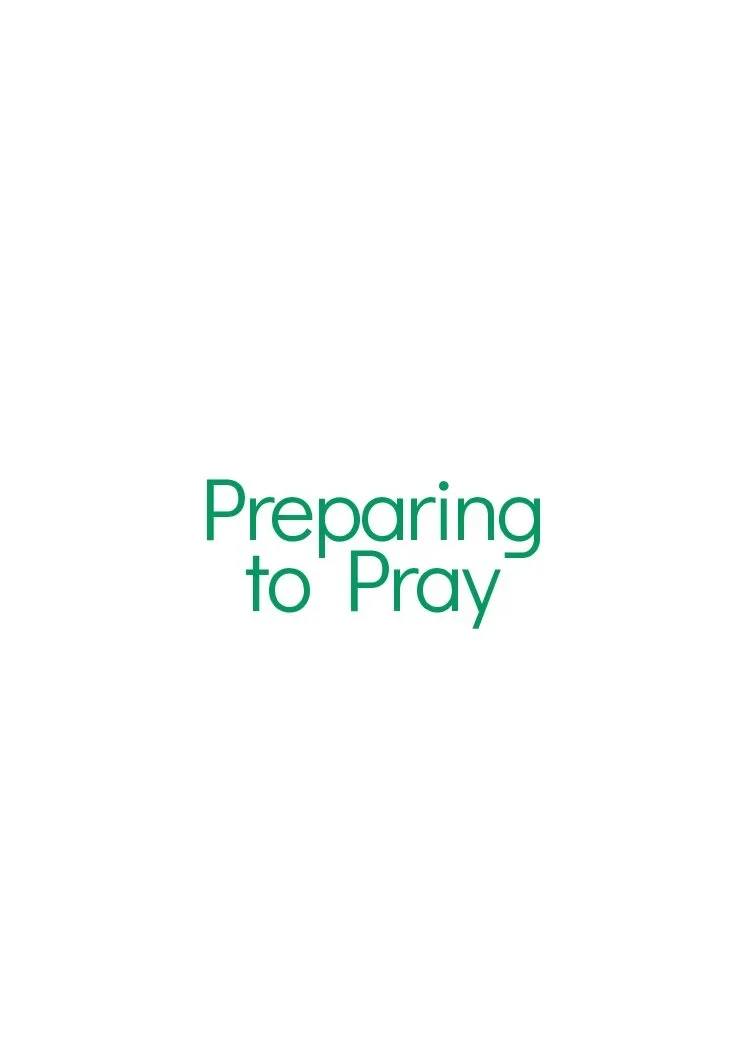 preparing to pray
