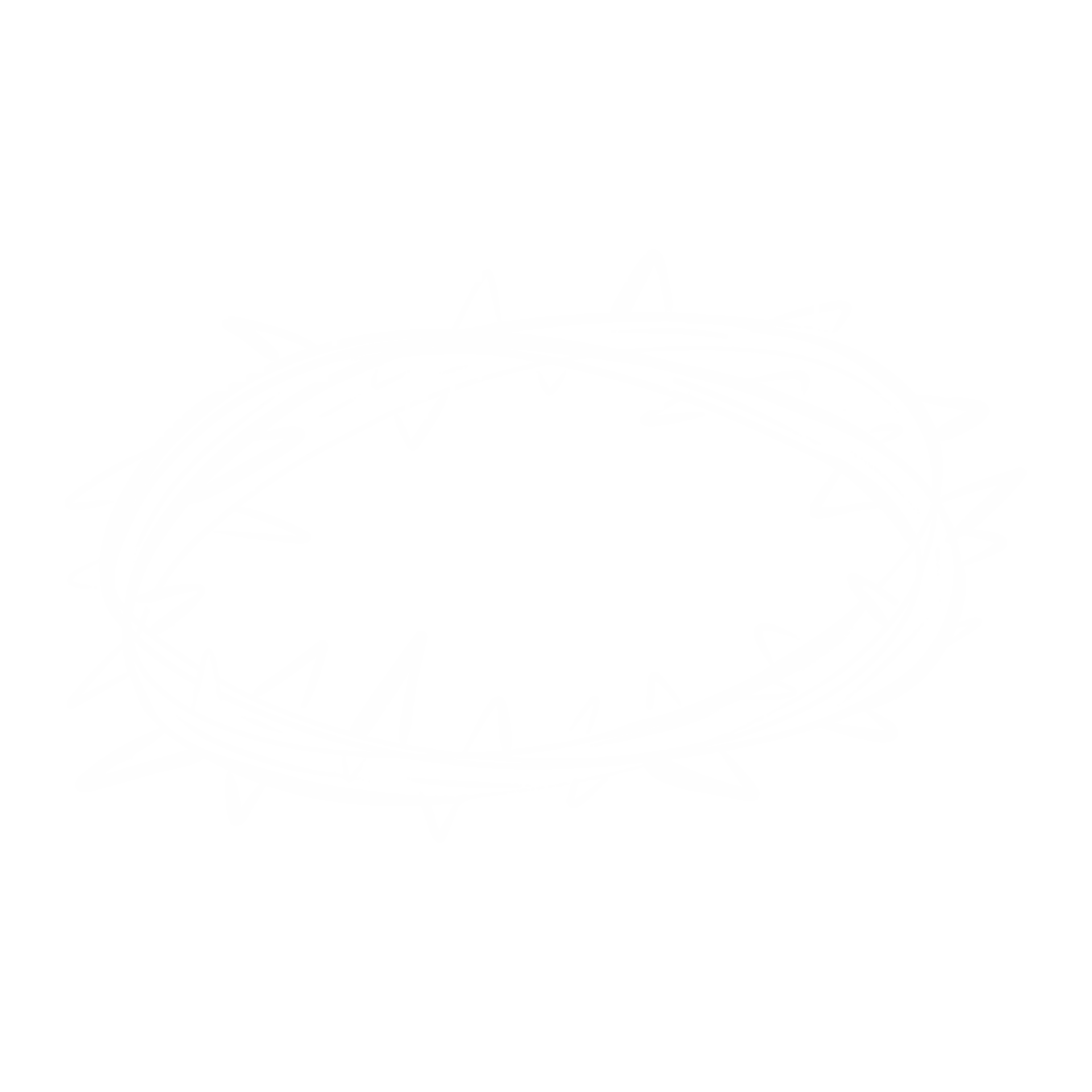 An outline image of the crown of thorns